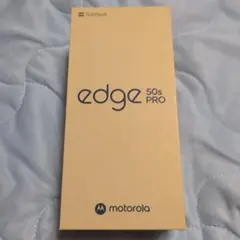 新品SIMフリーmotorola edge50s pro 256GB 色ブラック