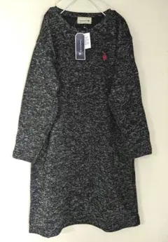 新品大きいサイズKnightsofRoundTable杢濃灰チュニックワンピLL