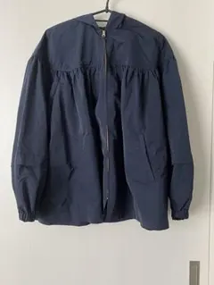 ネイビー フード付き ジャケット