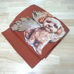 キラキラお目々♥トイプードル♥1点物♥愛犬♥二部式作り帯リメイク♥