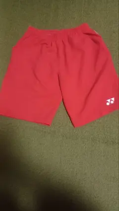 ヨネックス 赤 ショートパンツ