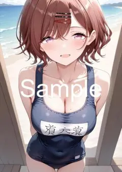 A4サイズポスター 高画質 一点もの イラスト 美女 KE１