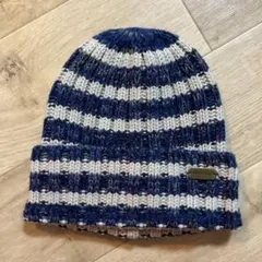 ストライプ ニット帽
