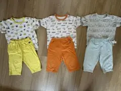 UNIQLO パジャマ110半袖3セット のらねこ すみっコ