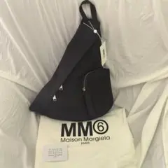 MM6 Maison Margiela ブラックショルダーバッグ