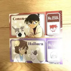 名探偵コナン アニメイト AUTUMNフェア チケット風カード コナン　灰原哀