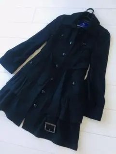 バーバリーブルーレーベル美品フリアコート