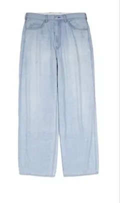 Cornier SILK/COTTON デニム ライトブルー L 新品のサムネイル