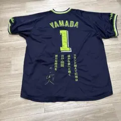 東京ヤクルトスワローズ 山田哲人 応援歌 刺繍入り　ユニフォーム 背番号1 L