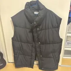 ブラックダウンベスト ノースリーブ