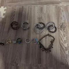 アクセサリーセット（リング、ブレスレット、イヤリング）