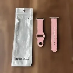 Apple Watch 牛革ベルト　ピンク