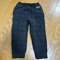 プティマイン 100 裏起毛パンツ　黒