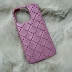 Bottega Veneta ピンク iPhone ケース 14pro シリコン