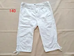 140　GAPKids　白　ハーフパンツ　女の子　ギャップ　ボトムス　ズボン