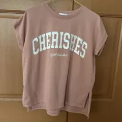 ピンク Tシャツ Mサイズ サイドスリット