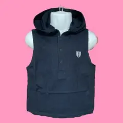 K106)コムサイズム ノースリーブパーカー