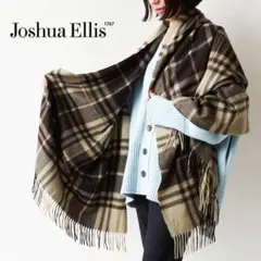 Joshua Ellis 23AW バッファローチェック　カシミヤ大判ストール