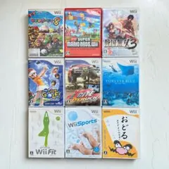Wii ゲームソフト 9本セット まとめ売り バラ売り可