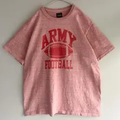 【美品】ザ・リアルマッコイズ フットボール Tシャツ 40 杢レッドのサムネイル
