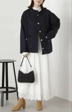 N. Natural Beauty Basic ツイードジャケット