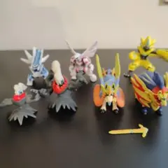 モンコレ　ダークライ　ザシアン　ザマゼンタ　ディアルガ　パルキア　ゼラオラ