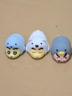 すき家 クレヨンしんちゃん コラボ 水鉄砲 アザラシ、シロクマ、ぶりぶりざえもん