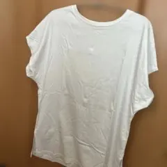 フレンチスリーブ　レディース　Tシャツ　丈長めのサムネイル