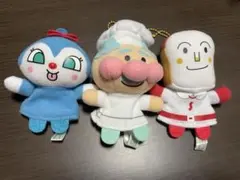 アンパンマン　ふわふわゆび人形　ぬいぐるみ　セット