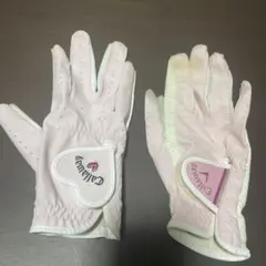 Callaway レディース ゴルフグローブ Mサイズ右手用2枚セット