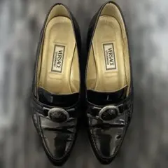 【週末限定価格】VERSACE ヴェルサーチ メデューサ エナメル ローファー