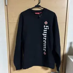 CHROME HEARTS 黒ロンT クロスレザーパッチ swag - メルカリ