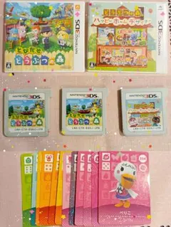 【とび森セット】Amiibo＆とび森２つ＆ハッピーホームデザイナー