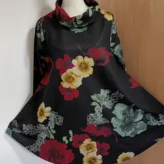 新品未使用レオナール風フレアーチュニックフレアがとても可愛いＸＸＬＯＫ