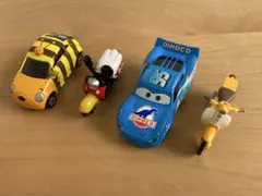 マテル カーズ ミニカー シェリフ、トウ、チャーリー・チェッカー 3台
