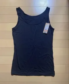 しまむら ナメラカTムジ タンクトップ ブラック L