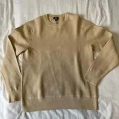 UNIQLO ウォッシャブルストレッチミラノリブクルーネックセーター