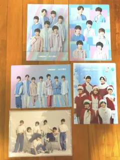 なにわ男子クリアファイル5枚セット