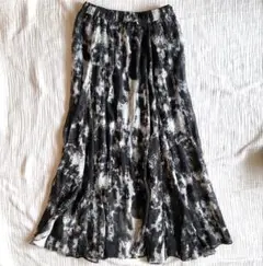 ︎✧2000s fairygrunge グラデふわふわシフォンロングスカート