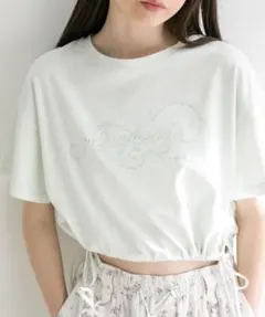 OLIVE des OLIVE カラフルTシャツ ミント