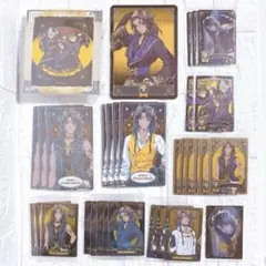 ツイステ レオナ・キングスカラー 色紙 アルカナカード ウエハース 他