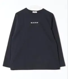 MARW ロゴ入り ブラック 長袖Tシャツのサムネイル