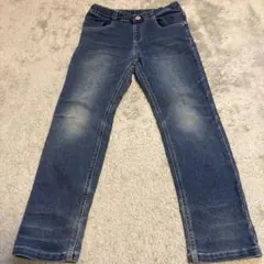 デニムブルー ストレートパンツ 100cm~