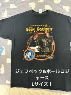 超レアL！JEFF BECK&PAUL RODGERS&ANNライブTシャツ