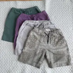 GLOBAL WORK 4枚セット　ハーフパンツ 130