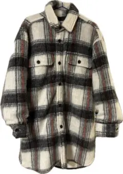 コーエン coen アウター シャギーチェックCPOジャケット