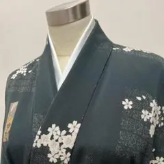 KL4045 洗える着物 小紋 身丈166cm ポリエステル 化繊 トールサイズ