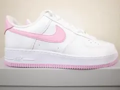 27.5cm新品エアフォース1ホワイト白ピンクライズ AF1 PINK RISE