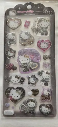 【正規品】ドロップジェリーシール　サンリオ　ハローキティ　ヒョウ柄　平成ギャル