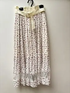 トルテ　ロングスカート　ベルト付き　花柄　#13のサムネイル